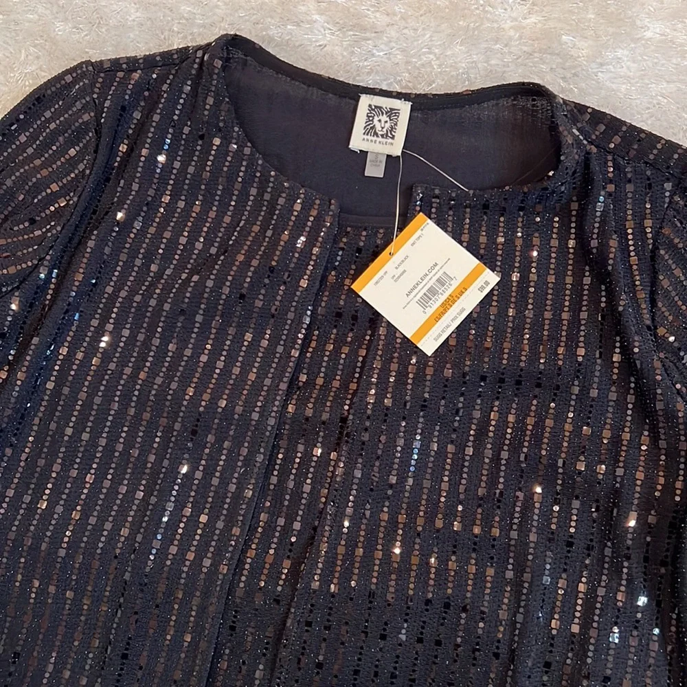 Anne Klein Sequence Top - Picture 4 of 6